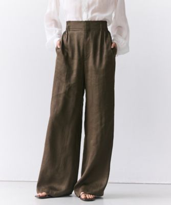 MICA ／ リネンブレンドイージーワイドパンツ