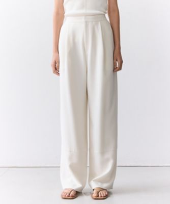 ＜BEIGE， (Women)＞ＧＹＰＳＵＭ　／　シルキータッチ　セミワイドタックパンツ（ＰＲＣＷＬＳ０３０１）