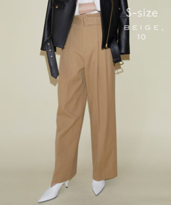 ＜BEIGE， (Women)＞【Ｓ－ｓｉｚｅ・１０ｔｈ　Ａｎｎｉｖｅｒｓａｒｙ】ＧＡＢＡＲＤＩＮＥ　／　ワイドパンツ（ＰＲＣＸＮＡ０４０１）