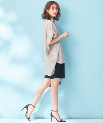 大日方久美子さん着用 ｓｙｎｔｈｅｔｉｃ ｌｉｎｅｎ ショートパンツ ｐｒｃｙｂｍ０４２０ 三越伊勢丹オンラインストア 公式
