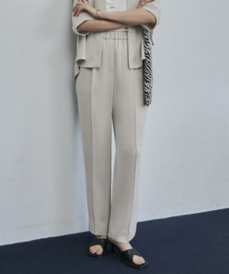 洗える】ライトダブルクロス ストレートパンツ（PRCYCA0202  