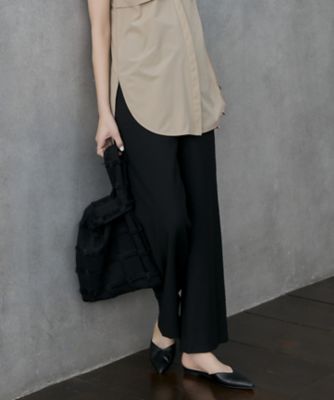 ＜ICB (Women)＞【洗える】ワッシャーツイル　ワイドストレートパンツ（ＰＲＣＹＣＭ０５０９）