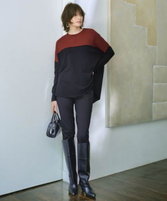 洗える】 ストレッチポンチ レギンスパンツ（PRCYGA0308