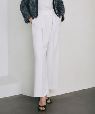 ＜ICB (Women)＞【洗える】シルフィルダブルクロス　ワイドパンツ（ＰＲＣＹＧＭ０２０８）