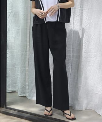 ＜ICB (Women)＞【人気のため新色追加・接触冷感・洗える】　ワッシャーツイル　ワイドストレートパンツ（ＰＲＣＹＧＭ０５０７）