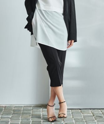 ＜ICB (Women)＞【洗える】トリアセドライストレッチ　クロップドパンツ（ＰＲＣＹＧＭ０６０６）