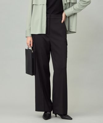 ＜ICB (Women)＞【スマートバック仕様・洗える】ストレッチダブルサテン　カーゴパンツ（ＰＲＣＹＧＷ０４１７）