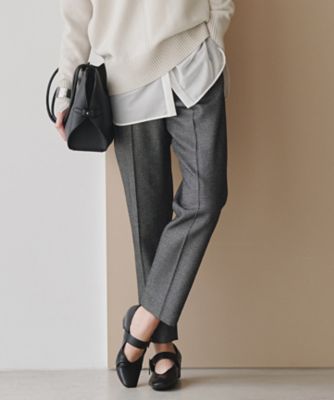 ＜ICB (Women)＞ウォッシャブルライトウール　スティックパンツ（ＰＲＣＹＧＷ０６０６）