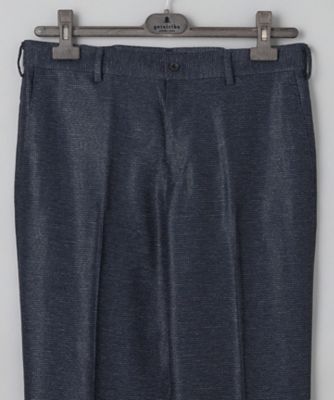 新素材セットアップ【通気性抜群／洗える／シワになりにくい】カラミプリントストレッチセットアップ　パンツ（ＰＲＧＯＧＳ０３２２）