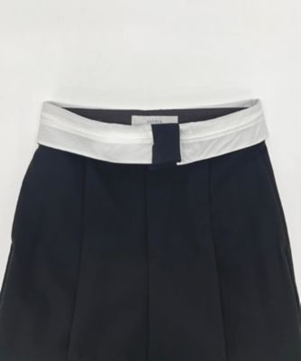 【エステータ】コットンダブルクロス　マーベルト　ワイドパンツ（ＰＲＨ７ＧＭ０９２１）