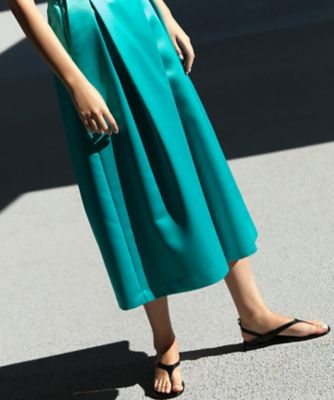 エステータ】フォルムサテン キュロットパンツ（PRH7LS0928