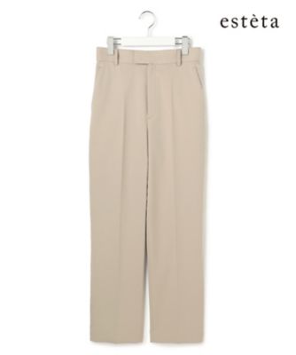 エステータ】ライトダブルクロス スティックパンツ