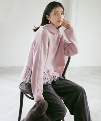 SLOW／一部店舗限定】ソフトコーデュロイ ワイドパンツ