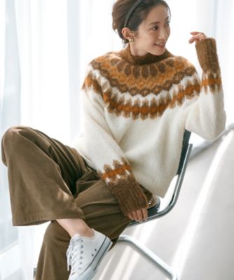 SLOW／一部店舗限定】ソフトコーデュロイ ワイドパンツ