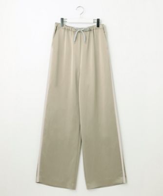【ＳＬＯＷ／一部店舗限定】ブライトサテン　ライン　パンツ（ＰＲＳ１ＣＷ０９５０）