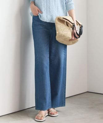 SLOW／一部店舗限定】LIGHT DENIM ワイド パンツ