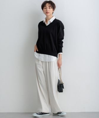 【ＳＬＯＷ／一部店舗限定】ソフトコーデュロイ　ワイドパンツ（ＰＲＳ２ＣＡ０９３０）