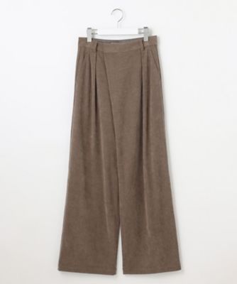 【ＳＬＯＷ／一部店舗限定】ソフトコーデュロイ　ワイドパンツ（ＰＲＳ２ＣＡ０９３０）