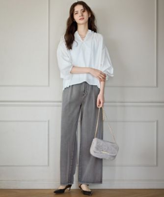 【ＳＬＯＷ／一部店舗限定】ＢＡＧＧＩＥ　ＤＥＮＩＭ　ワイドレッグ　パンツ（ＰＲＳ２ＣＡ０９３３）