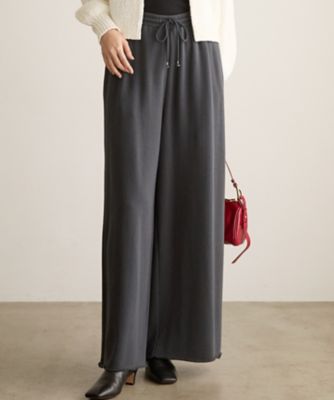 23区 S (Women/小さいサイズ)/ニジュウサンク エス【SLOW/一部店舗限定】ハイゲージテリー スウェット パンツ(PRS2GM0932) 004_グレー パンツ・ズボン【三越伊勢丹/公式】