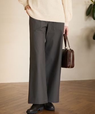 23区 S (Women/小さいサイズ)/ニジュウサンク エス【SLOW/一部店舗限定】ミリタリーボトム ベイカーパンツ(PRS2GW0950) 004_グレー パンツ・ズボン【三越伊勢丹/公式】