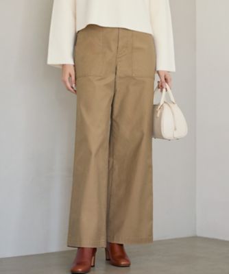 23区 S (Women/小さいサイズ)/ニジュウサンク エス【SLOW/一部店舗限定】ミリタリーボトム ベイカーパンツ(PRS2GW0950) 033_ベージュ パンツ・ズボン【三越伊勢丹/公式】