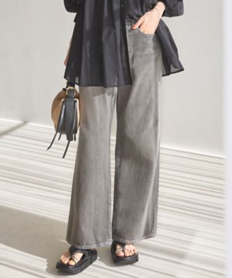 ＜23区 S (Women/小さいサイズ)＞【ＳＬＯＷ／一部店舗限定】ワイドシルエット　デニム　パンツ（ＰＲＳ２ＬＭ０９３７）