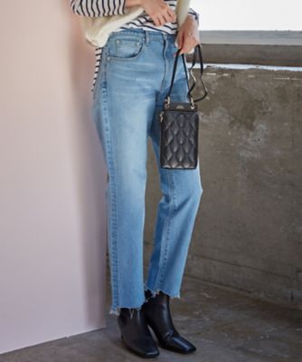 23区 S (Women/小さいサイズ)/ニジュウサンク エス【SLOW/一部店舗限定】SLOW DENIM ワイドストレート デニム(PRS2SW0951) 072_スカイブルー パンツ・ズボン【三越伊勢丹/公式】