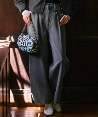 SLOW／一部店舗限定】BAGGIE DENIM ワイドレッグ