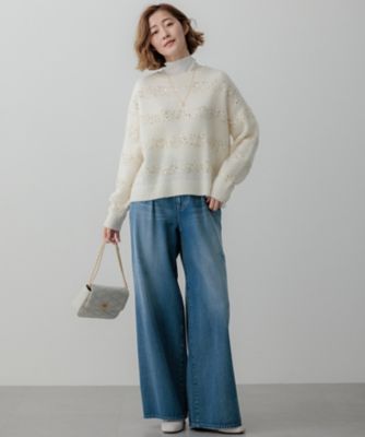 【ＳＬＯＷ／一部店舗限定】ＢＡＧＧＩＥ　ＤＥＮＩＭ　ワイドレッグ　パンツ（ＰＲＳＷＣＡ０９３３）