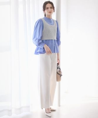 【ＳＬＯＷ／一部店舗限定】ＬＩＧＨＴ　ＤＥＮＩＭ　バレルワイド　パンツ（ＰＲＳＷＧＭ０９３０）