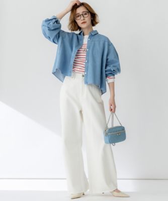 【ＳＬＯＷ／一部店舗限定】ＬＩＧＨＴ　ＤＥＮＩＭ　バレルワイド　パンツ（ＰＲＳＷＧＭ０９３０）