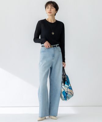 【ＳＬＯＷ／一部店舗限定】ＬＩＧＨＴ　ＤＥＮＩＭ　バレルワイド　パンツ（ＰＲＳＷＧＭ０９３０）