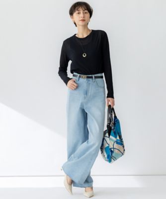 【ＳＬＯＷ／一部店舗限定】ＬＩＧＨＴ　ＤＥＮＩＭ　バレルワイド　パンツ（ＰＲＳＷＧＭ０９３０）