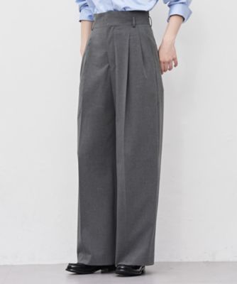 ＜uncrave (Women)＞ＴＲツイル　ワイドトラウザー（ＰＲＵＶＧＡ０８０８）