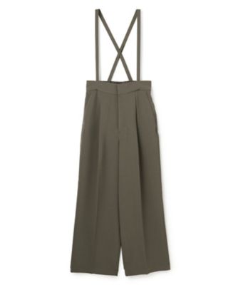 ＜uncrave (Women)＞ウォッシャブルドライサップ　ワイドパンツ（サスペンダー付き）（ＰＲＵＶＬＭ０４０１）