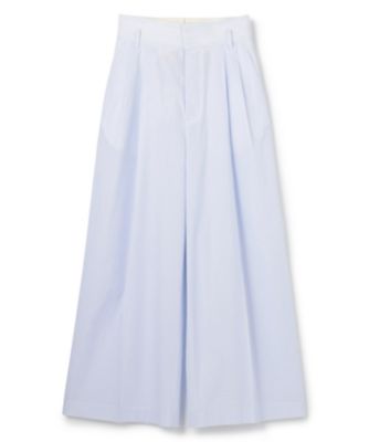 ＜uncrave (Women)＞コットンクロスストライプ　ワイドトラウザー（ＰＲＵＶＬＳ０３０１）