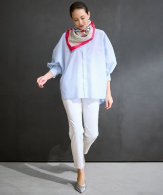 ＜自由区 S (Women/小さいサイズ)＞【ＳＨＩＨＯさん着用・昨年大好評・新色追加・後ろウエストゴム】シェルタリングテーパード　パンツ（ＰＲＷ７ＧＭ０４１５）