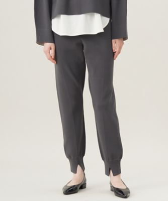 ＜自由区 S (Women/小さいサイズ)＞【セットアップ対応・洗える】レーヨンストレッチニットジョグ　パンツ（ＰＲＷ７ＧＳ００５２）