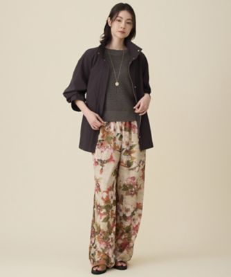 ボタニカルプリントドロスト パンツ（PRW7LM0320） | 自由区