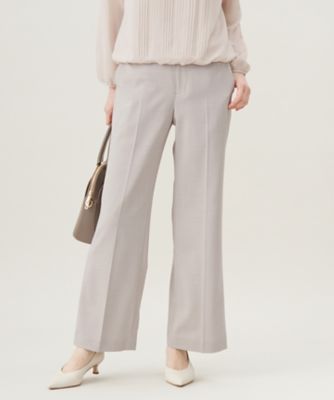 ＜自由区 S (Women/小さいサイズ)＞【セットアップ対応・洗える】ウールブレンドセットアップ　パンツ（ＰＲＷ７ＳＷ０４１１）