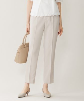 ＜自由区 (Women)＞【セットアップ対応・ＵＶカット・接触冷感・洗える】ライトストレッチテーパード　パンツ（ＰＲＷＭＣＭ０４０２）