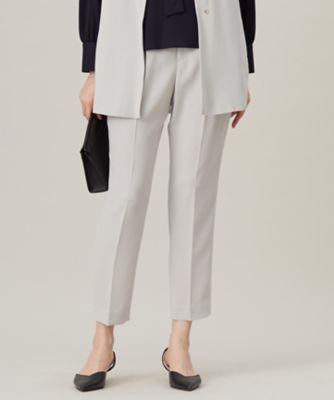 ＜自由区 (Women)＞【セットアップ対応・洗える】トリアセダブルクロステーパード　パンツ（ＰＲＷＭＣＳ０００１）