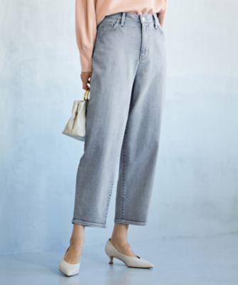 ＜自由区 (Women)＞【洗える】ウスカルデニム　カーブパンツ（ＰＲＷＭＣＳ０００８）