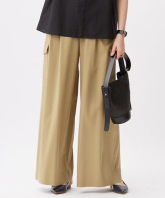 ＜自由区 (Women)＞デニムライクボトムフレアワイド　パンツ（ＰＲＷＭＧＡ０１０８）