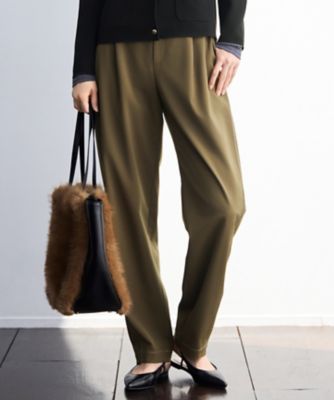 ＜自由区 (Women)＞【ＳＨＩＨＯさん着用】デニムライクツイルカーブテーパード　パンツ（ＰＲＷＭＧＷ０４０８）