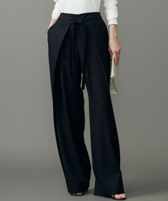 ＜自由区 (Women)＞【ＳＨＩＨＯさん着用】フロントディテールラップワイド　パンツ（ＰＲＷＭＧＷ０４２０）