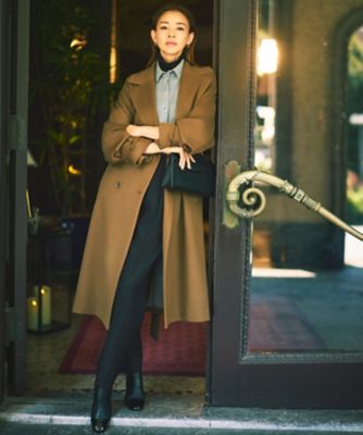 ＜自由区 (Women)＞【ＳＨＩＨＯさん着用】ＴＲスラブツイルテーパード　パンツ（ＰＲＷＭＧＷ０４２１）