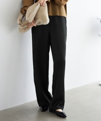 ＜自由区 (Women)＞【カタログ掲載】ドレーピーサテンベイカー　パンツ（ＰＲＷＭＧＷ０５１２）