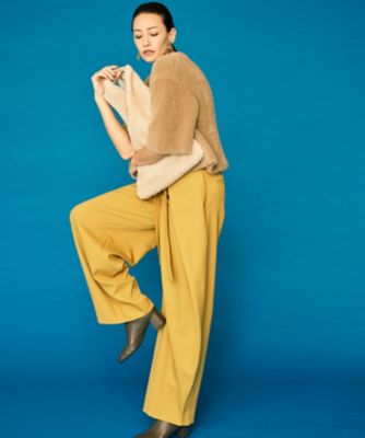 ＜自由区 (Women)＞【カタログ掲載】Ｐｅソフトツイルラップワイド　パンツ（ＰＲＷＭＧＷ６４２６）